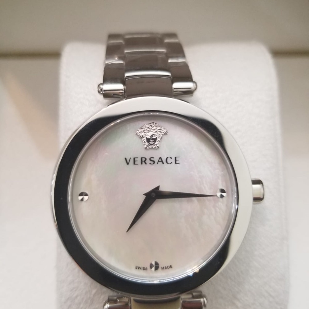 Women’s Swiss “mother of pearl “Versace Watch